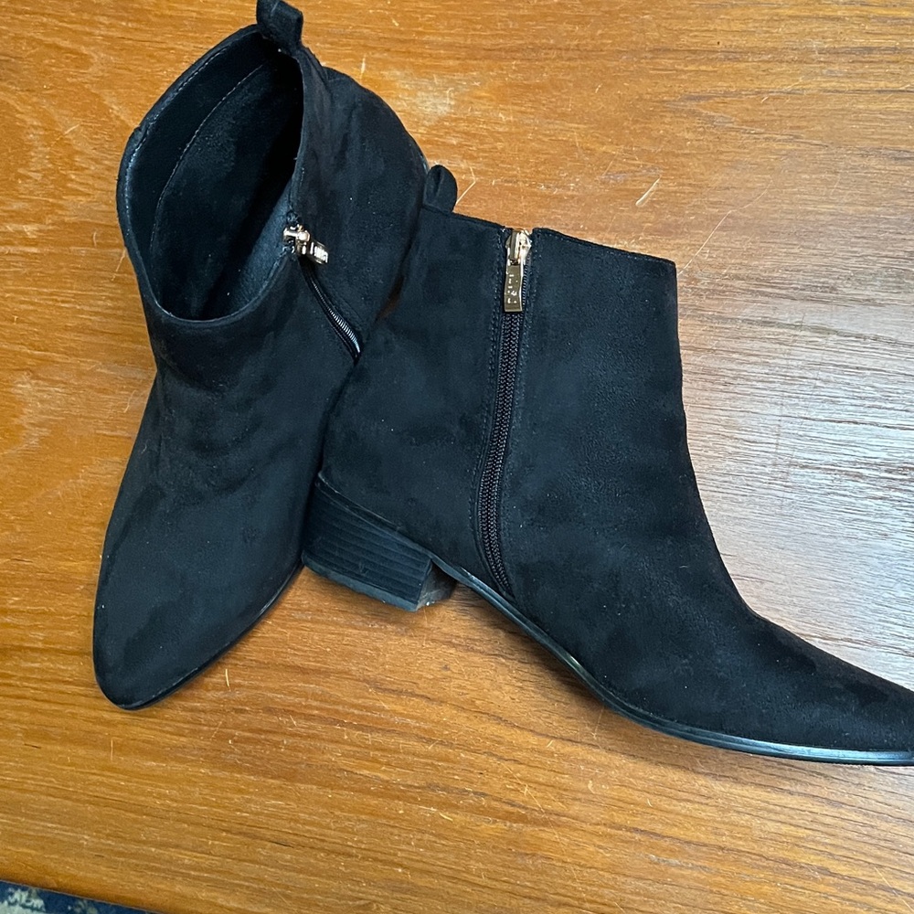 Black Suede Ankle Boots